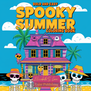 Bold and Easy Spooky Summer Coloring Book